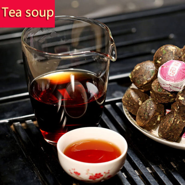 Mini Puer cakes Orange Flavor Puer Tea 357g=12.59oz - Image 2