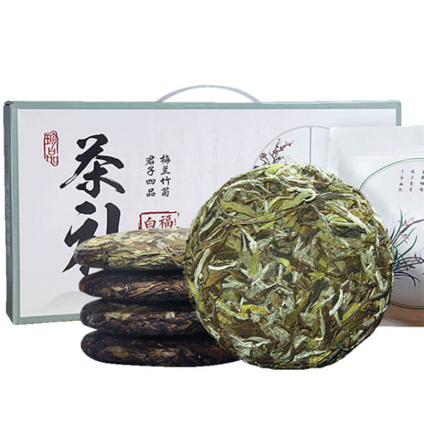 4 kinds of different years old white tea 400g
