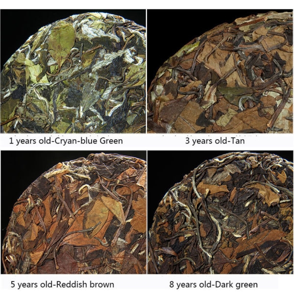 4 kinds of different years old white tea 400g - Image 2